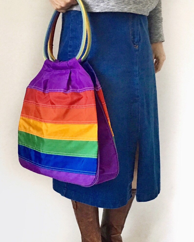 color block market bag