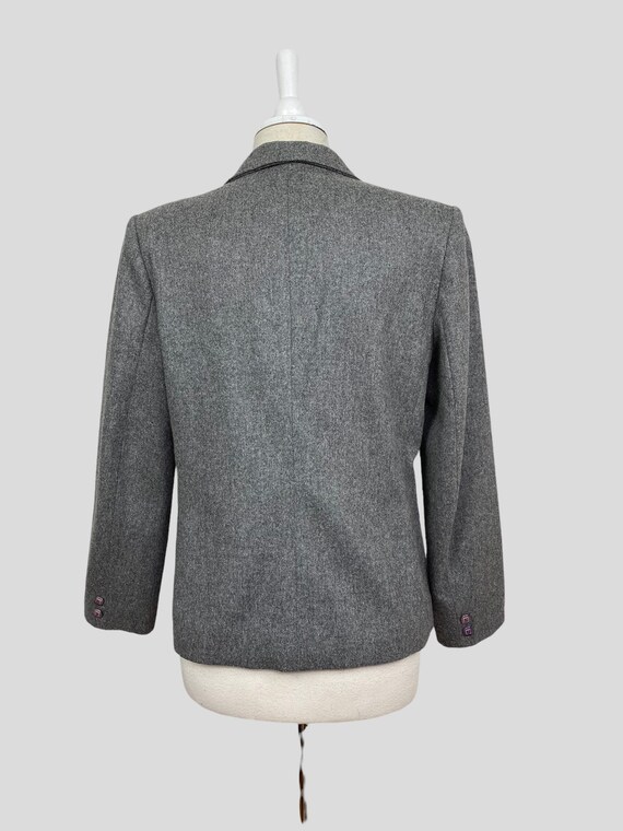 Vintage Wool Blazer, Preppy Tailored  Blazer, Vin… - image 5