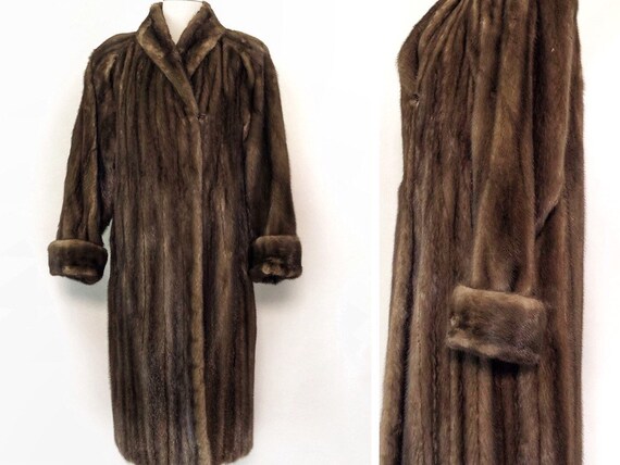 80s Mink Fur, Hudson Bay Fur, Raglan Sleeve, Overs