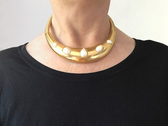 Vintage Givenchy Necklace, Choker Necklace