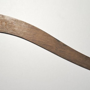 Vintage Wooden French Curve Ruler, 33 cm Tailor Pattern Template, USSR Drafting Tool, Sewing Curve Ruler
