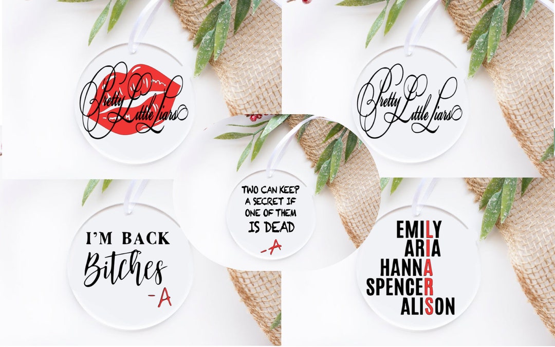 Pretty Little Liars Christmas Tree Ornaments Tv Shows Etsy UK