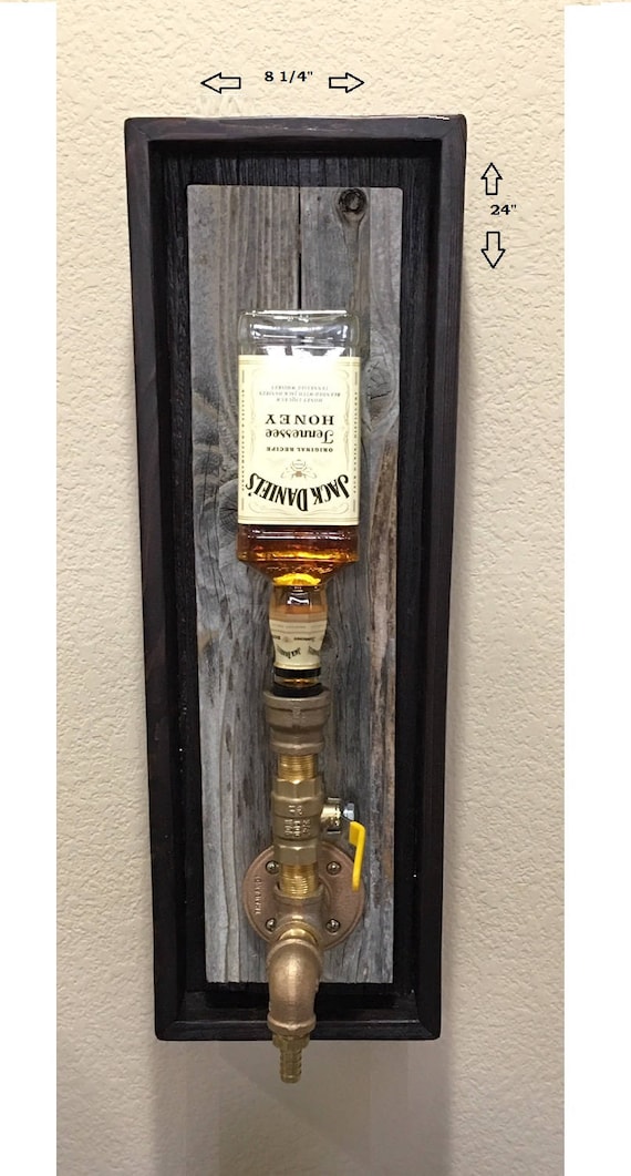 Dispensador de licor de montaje de pared latón Junior | Etsy