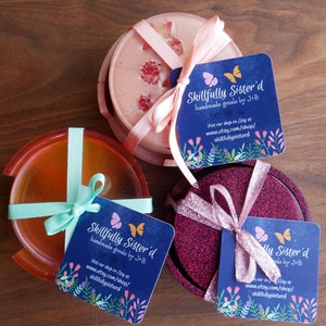 Handmade resin coasters