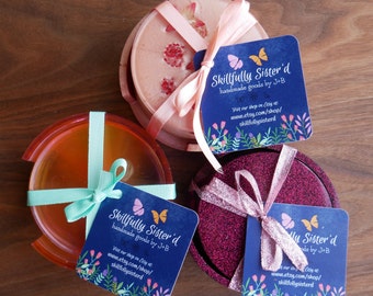 Handmade resin coasters