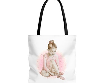 Ballet Girl Tote Bag