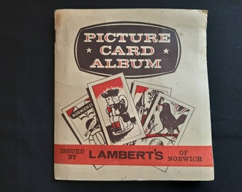 Vintage Tea Trading Cards Album-Lamberts of Norwich-1960s