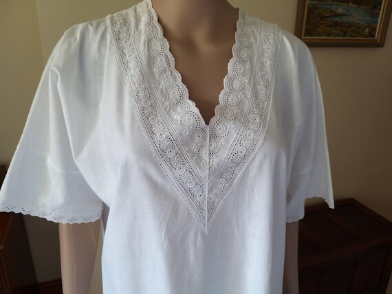 Chemise de nuit edouardienne pour femme Broderie anglaise annees 1910 Etsy France