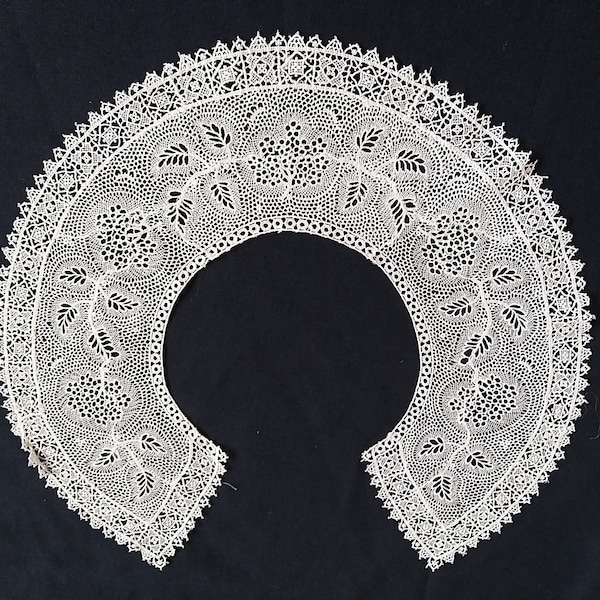 Antique White Lace Collar-Early 1900s