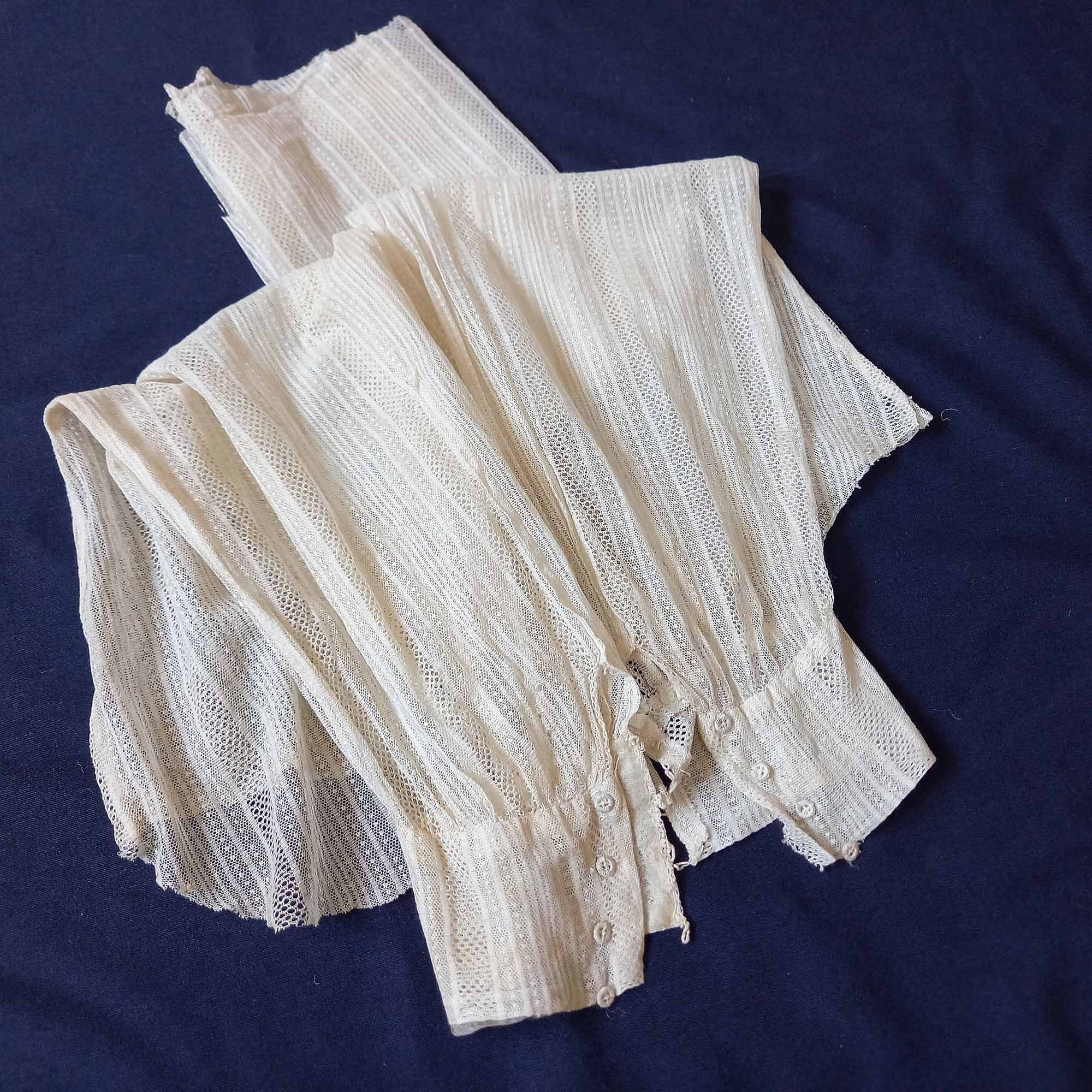 Victoria Lace Sleeves-dorset Buttons and Dress Frontage-hand Made 