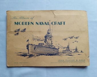 Modern Naval Craft Album Complete With Cards-John Player & Son-1930s