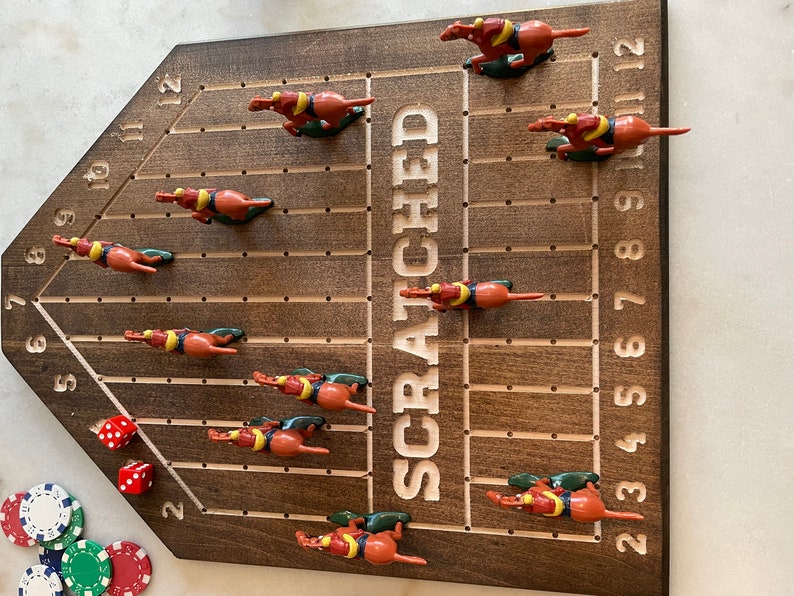 Custom Wooden Horse Race Game Etsy