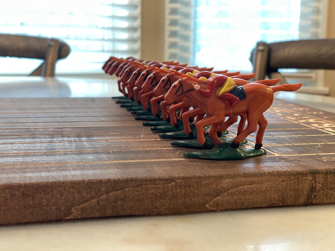 Custom Wooden Horse Race Game Etsy