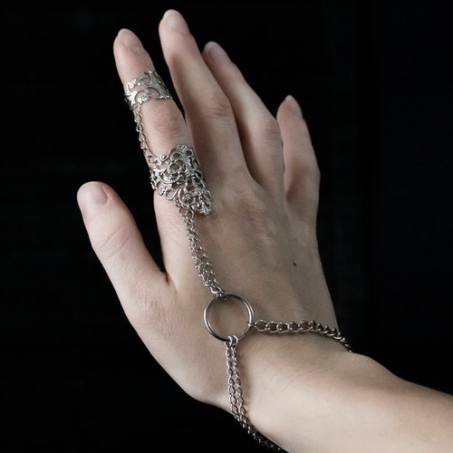 Fairy Bracelet Ring Chain Bracelet Punk 