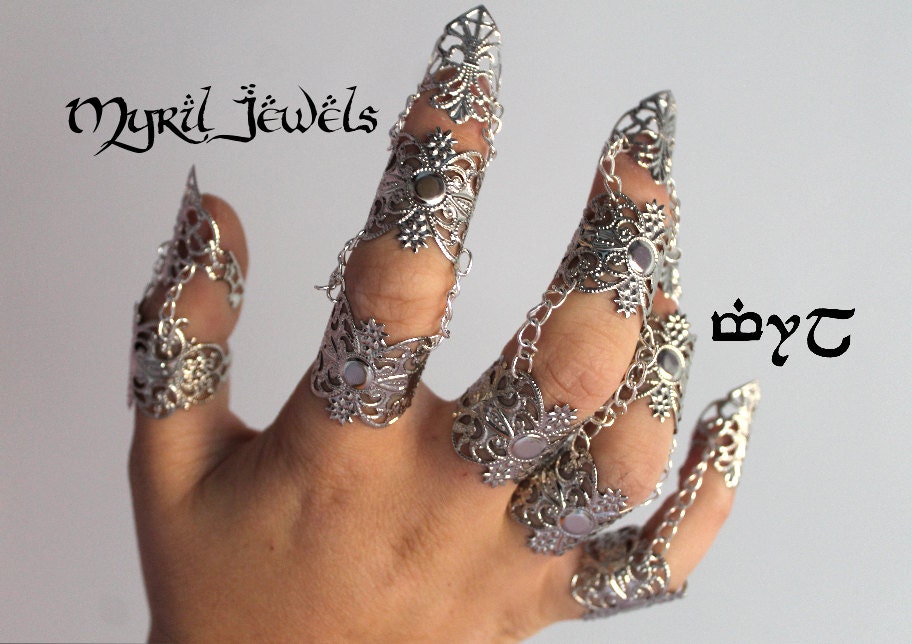 Nail Claw Rings SILVIA - MYRIL JEWELS – Myril Jewels