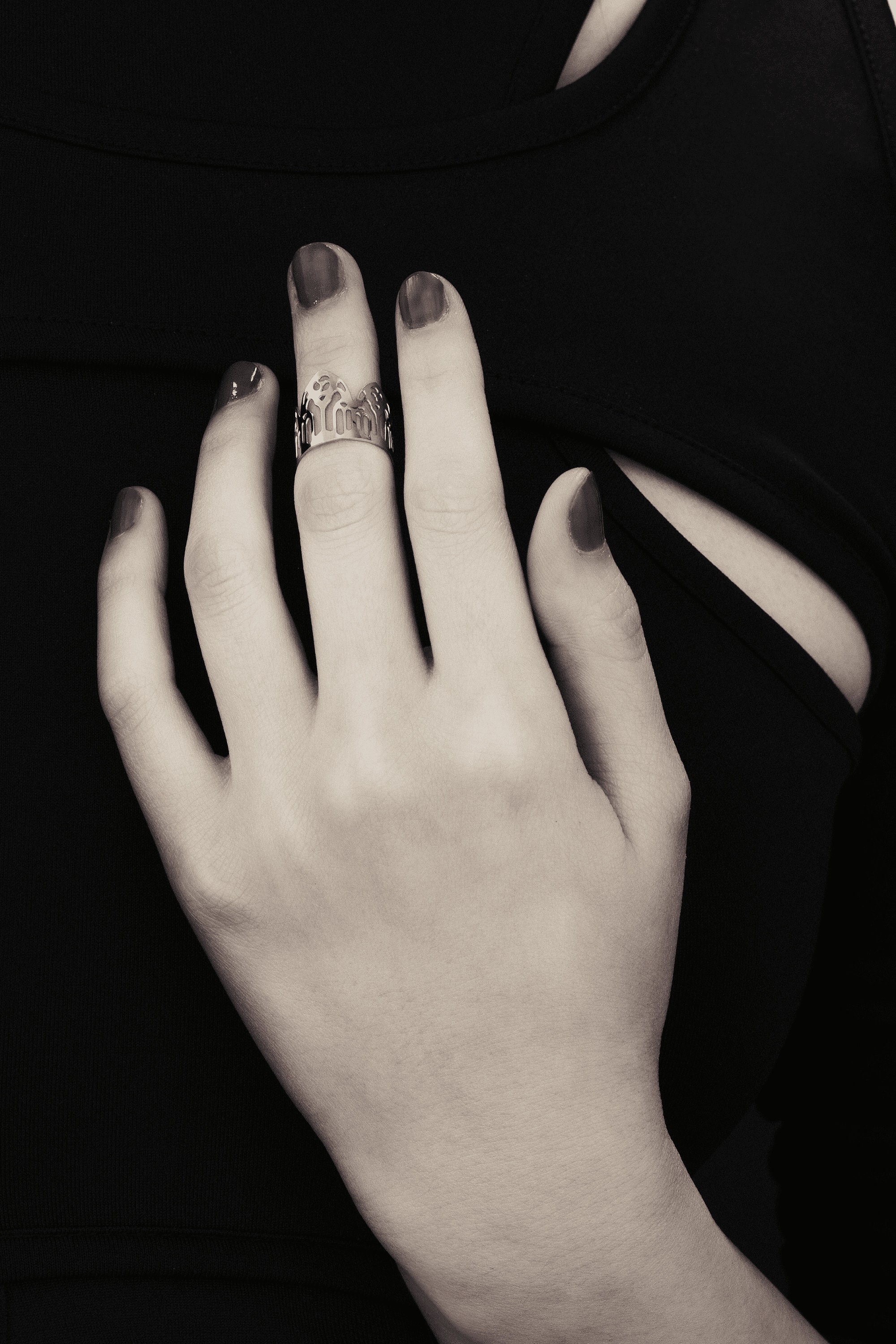 Gothic Midi Ring 