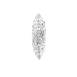 Filigraan statement ring, gotisch sieraad cadeau voor haar, brede ringen "R-09" gotisch horror cadeau, gotisch vampier sieraad Halloween afbeelding 10