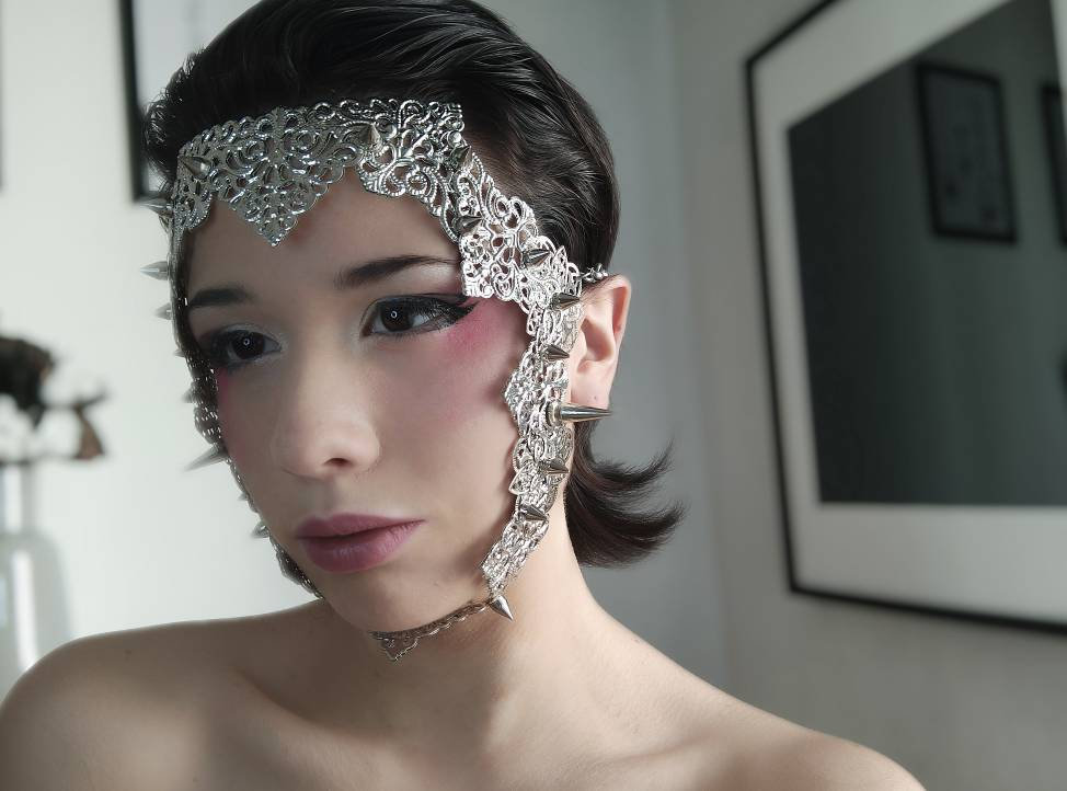 NECKFACE Satans Bride !!! ネックフェイス Amazon.com: L'VOW Women's Face Tassel Chain Headdress Fringe
