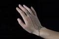 Fairy Bracelet, Ring Chain Bracelet, Belly Dance Jewelry, Ring Bracelet - 