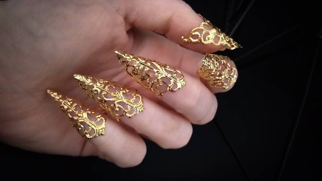 Nail Claw Rings, Dark Jewelry - Gothic Gift 