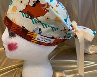 lion king scrub cap