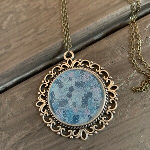 Collana Floreale Blu Nordico