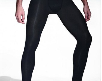 New Men/'s Tights Sheath Closed Crotchless Pantyhose