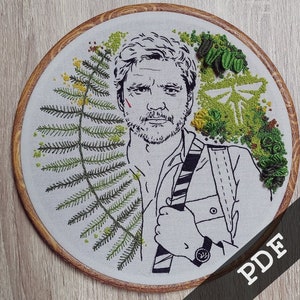 Joel from TLOU Embroidery Pattern