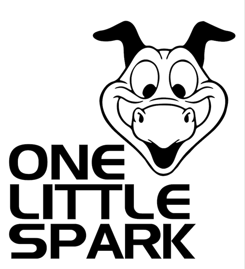 One Little Spark Figment Epcot SVG File - Etsy