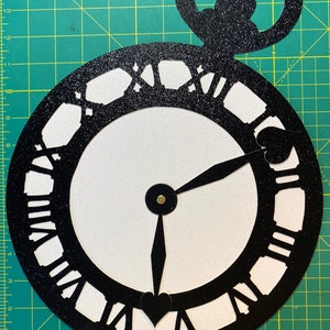 Alice In Wonderland inspired Party Decorations Old Watch Die Cut Alice In Wonderland inspired Party Supplies 16X11.75Watch Cut Out image 6