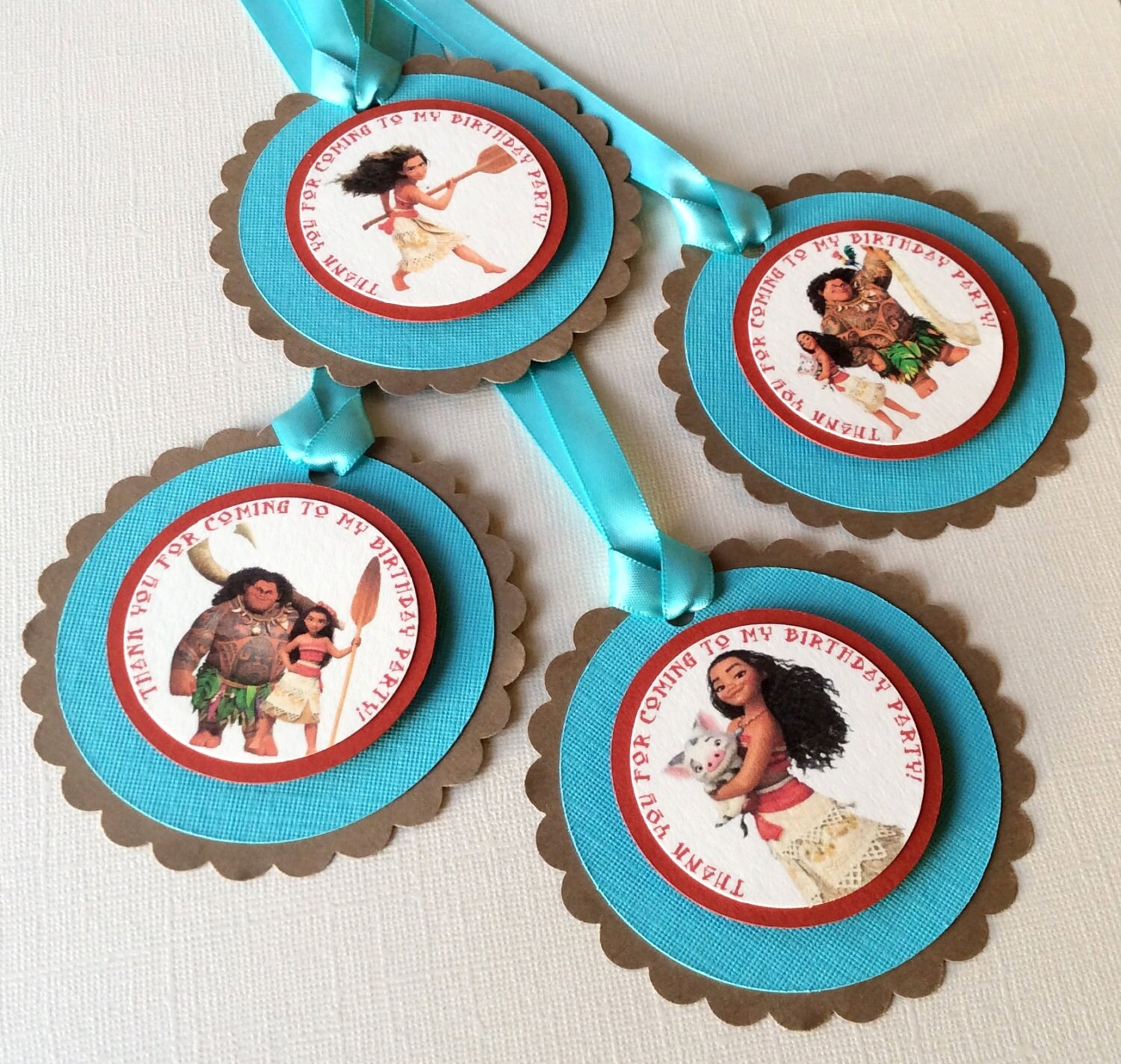 Moana Gift tags Disney Moana gift tags Moana favor tags | Etsy
