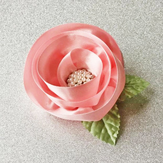 Rose Hair Clip Flower Hair Clip Wedding Hair Clips Rose Etsy