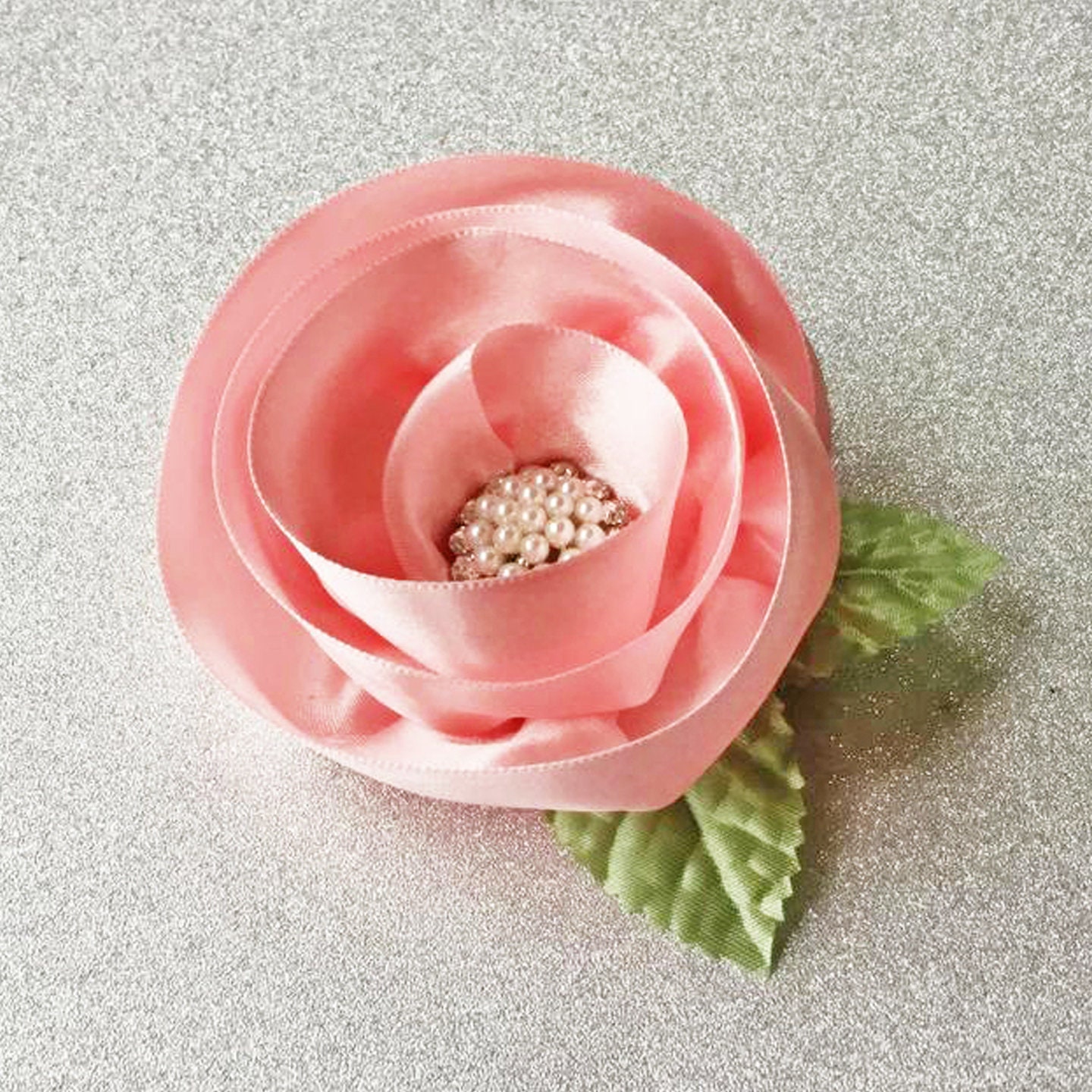 Rose hair clip Flower hair clip Wedding hair clips Rose Etsy