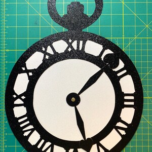 Alice In Wonderland inspired Party Decorations Old Watch Die Cut Alice In Wonderland inspired Party Supplies 16X11.75Watch Cut Out image 2