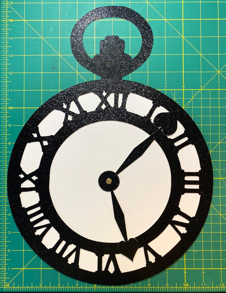 Alice In Wonderland inspired Party Decorations Old Watch Die Cut Alice In Wonderland inspired Party Supplies 16X11.75Watch Cut Out image 2