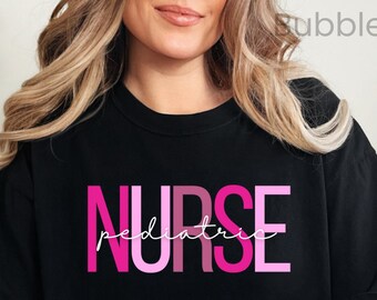 Pediatric Nurse T-shirt, Pediatric Nurse Shirt, Pediatric Nurse Gift, Peds Nurse Shirt, Pediatrics RN Shirt, PICU Nurse, Nurse Appreciation