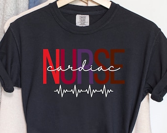 Cardiac Nurse Shirt, Gift for Cardiac Nurse, Cardiac Nurse Gift, CVICU Nurse Shirt, CCU Nurse Shirt, Cardiac Care Unit Tee, Anatomical Heart