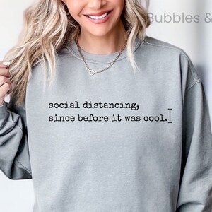 Funny Introvert Sweatshirt, Vintage Oversized Sweatshirt, Homebody Shirt, Anti-Social Graphic Sweatshirt, Gift for Introvert, Comfort Colors