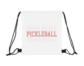 Pickleball Drawstring Bag