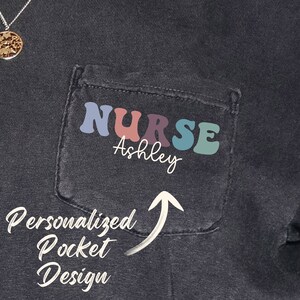 I'm In My Nurse Era, Register Nurse Shirt, Nurse Personalized Shirt, Custom Nurse Shirt, Nurse Name Shirt, Graduation Gift Nursing School image 3