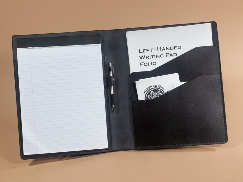 Leather Legal Pad Portfolio Letter Sized Legal Pad Folder Etsy