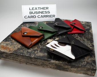 Porte-cartes et portefeuille - Pochette style enveloppe avec bouton-pression