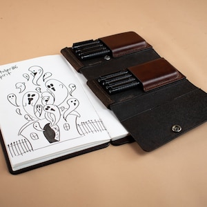 Folding Artist&#39;s Pen Travel Carrier