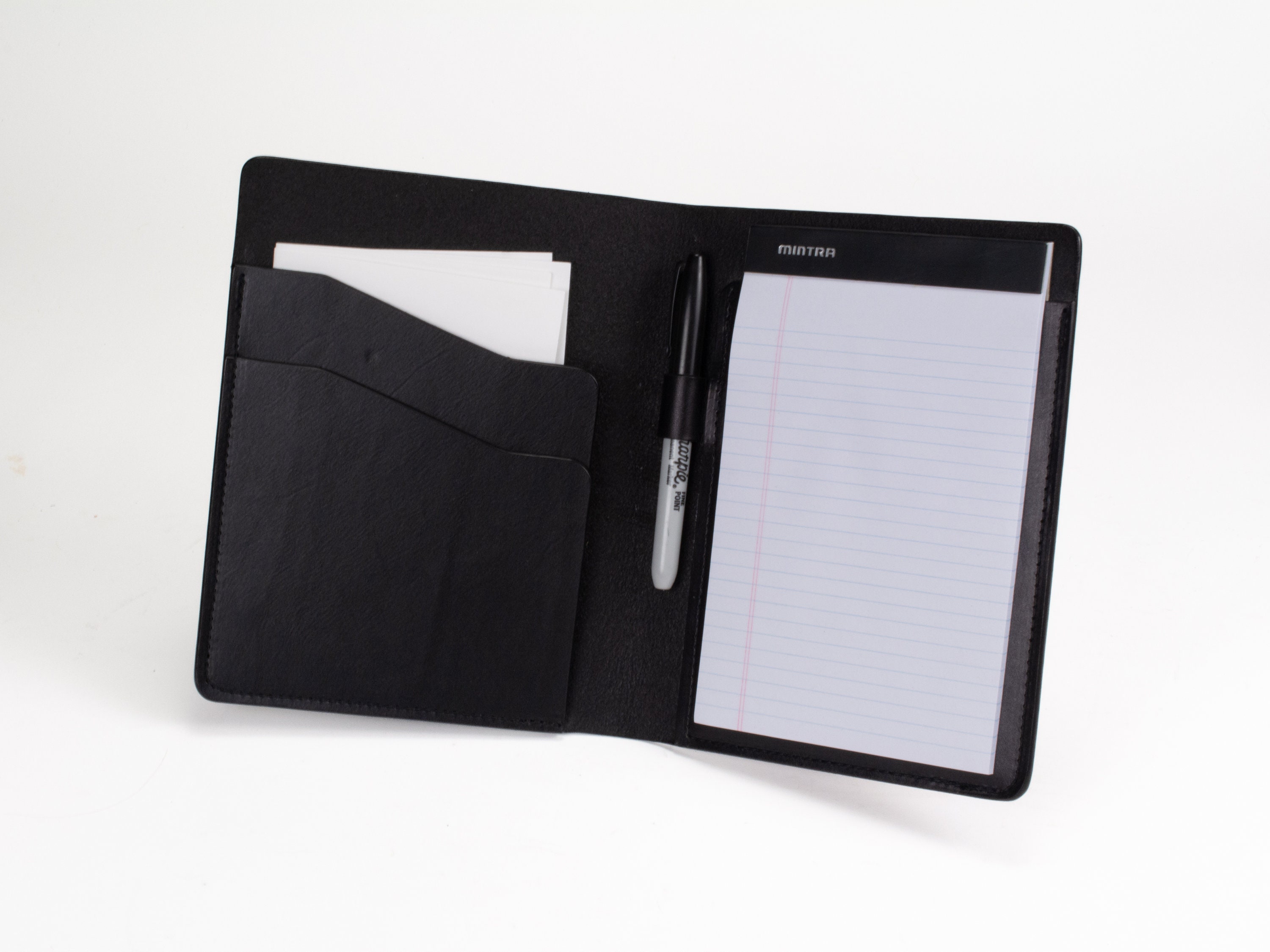 Personalized Leather Portfolio, Leather Notepad Holder, 8.5 X 11.75 Letter  Size Writing Padfolio, Business Folio, Work Portfolio, D311 