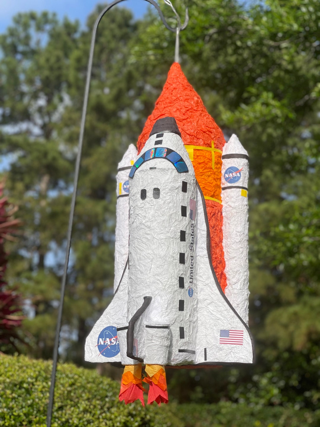 Spaceship Custom Pinata USA Space-shuttle Pinata Centerpiece Pinata ...