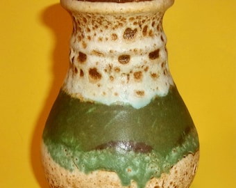 Vintage West Germany Fat Lava Druipglazuur Aardewerk Dumler