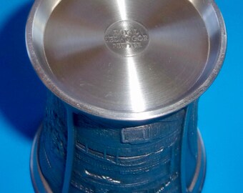 ROYAL SELANGOR PEWTER Vintage Tumbler Souvenir Singapore Malaysia