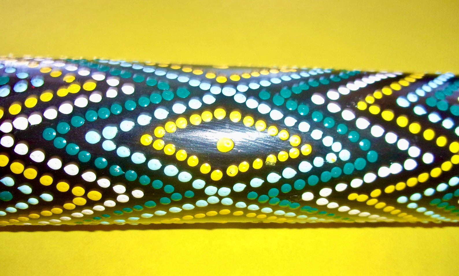 AUSTRALIAN RAIN STICK Vintage Shaker Aboriginal Enamel Dot Etsy