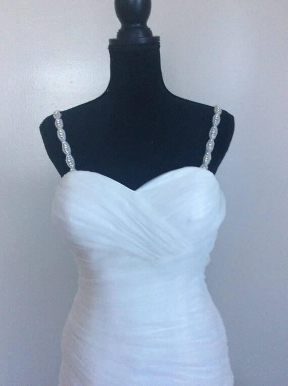 Wedding Dress Straps Crystal Strap Crystal Straps For Dress Etsy