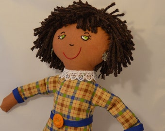 USA Made Stuffed Cloth Doll